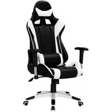 Кресло игровое Special4You ExtremeRace black/white E4770